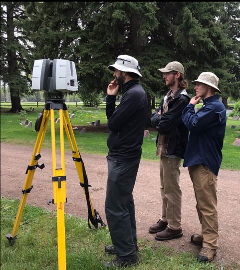 Logan Ross, geographic information science and technology major: Terrestrial Laser Scanning and Structure Research Intern